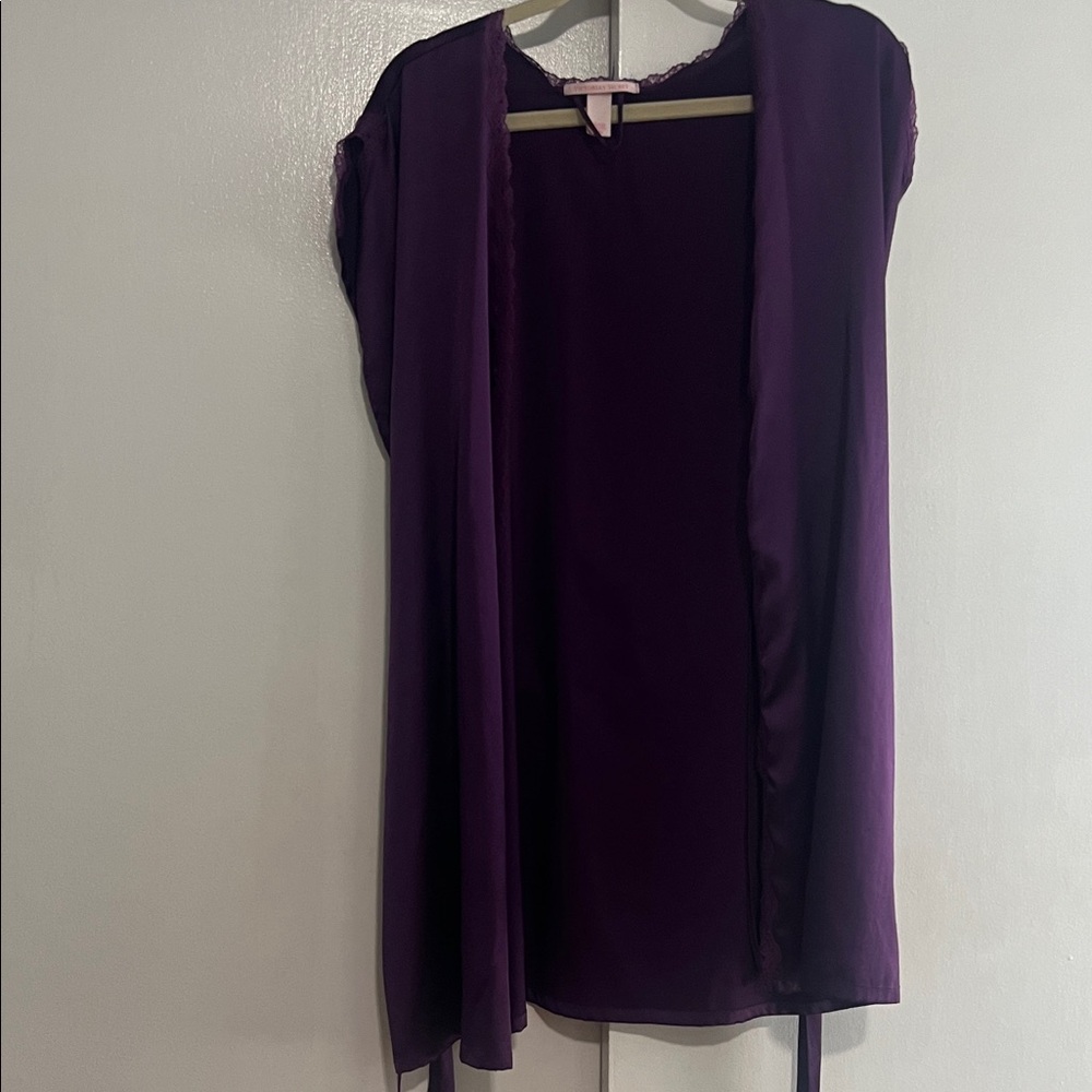 Victoria's Secret Rich Purple Robe